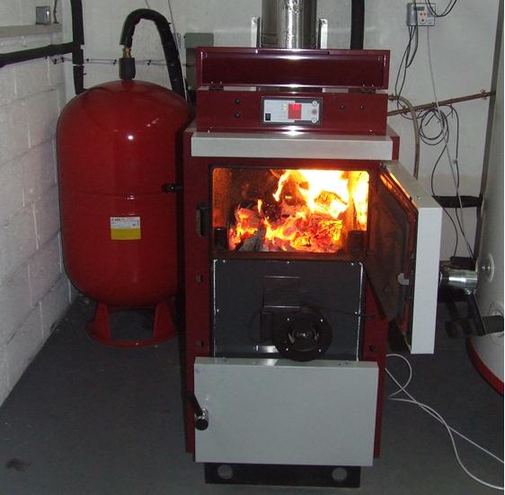 Biomass boiler installed by T4