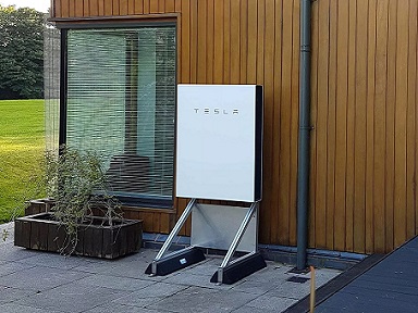 TESLA solar battery system