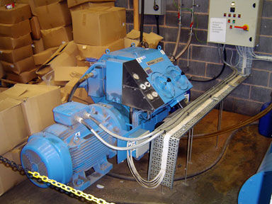 Machinery audited by T4 for energy efficiency
